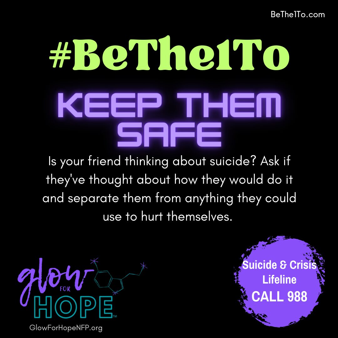 #BeThe1To KEEP THEM SAFE - Glow for Hope #BeThe1To KEEP THEM SAFE - Glow for Hope