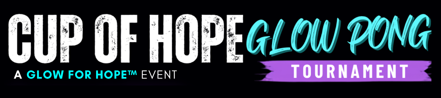 Cup of Hope Glow Pong logo Cup of Hope Glow Pong Tournament and Voice of Karaoke