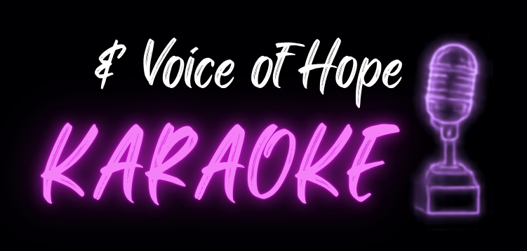 Voice of Hope Logo | A Glow For Hope Events Voice of Hope Karaoke Contest